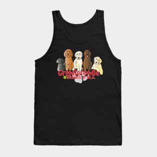 Groodle & Oodle Owners Club (red) Tank Top